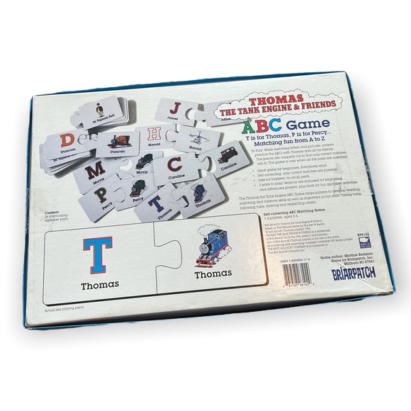 Thomas The Tank Engine And Friends ABC Matching Game Briarpatch Company - Picture 2 of 13